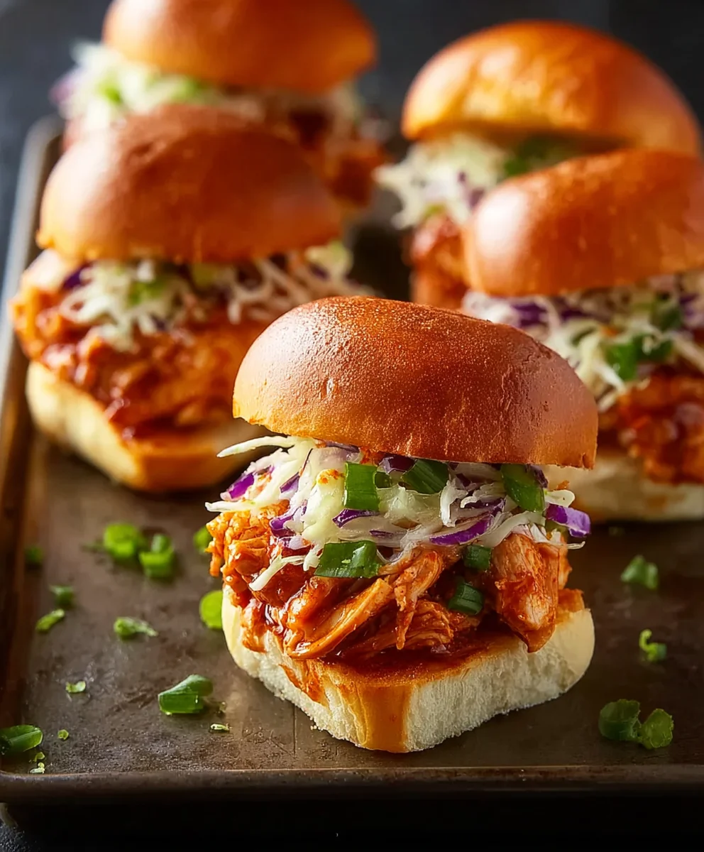 Bang Bang Chicken Sliders-Easy Spicy Appetizer Recipe