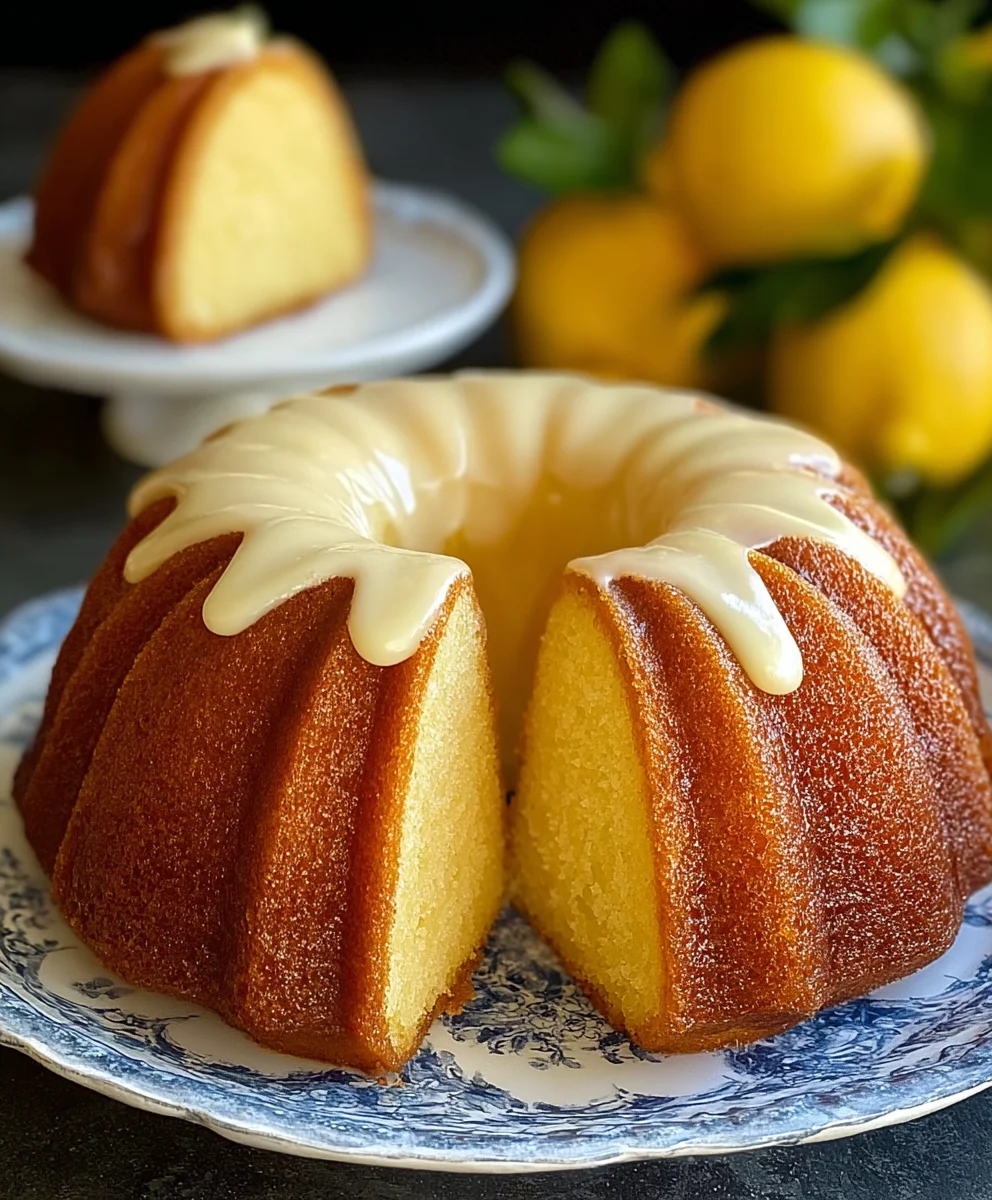 Easy Lemon Bundt Cake- Moist & Flavorful Recipe
