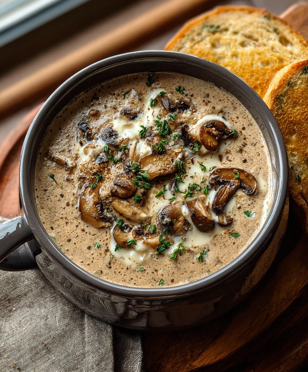 Creamy Mushroom Soup-Velvety Comfort Food