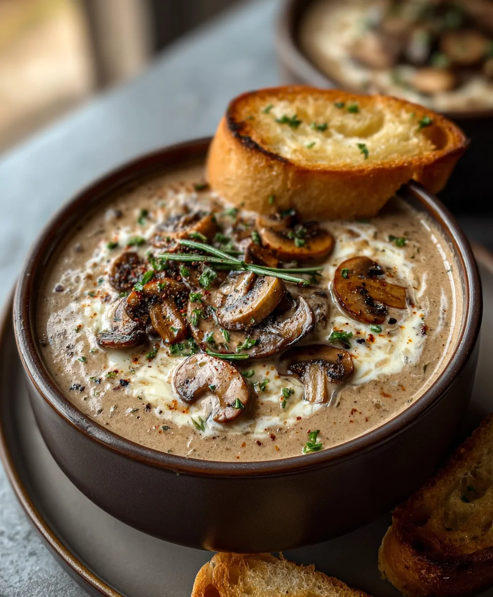 Creamy Mushroom Soup-Velvety Comfort Food