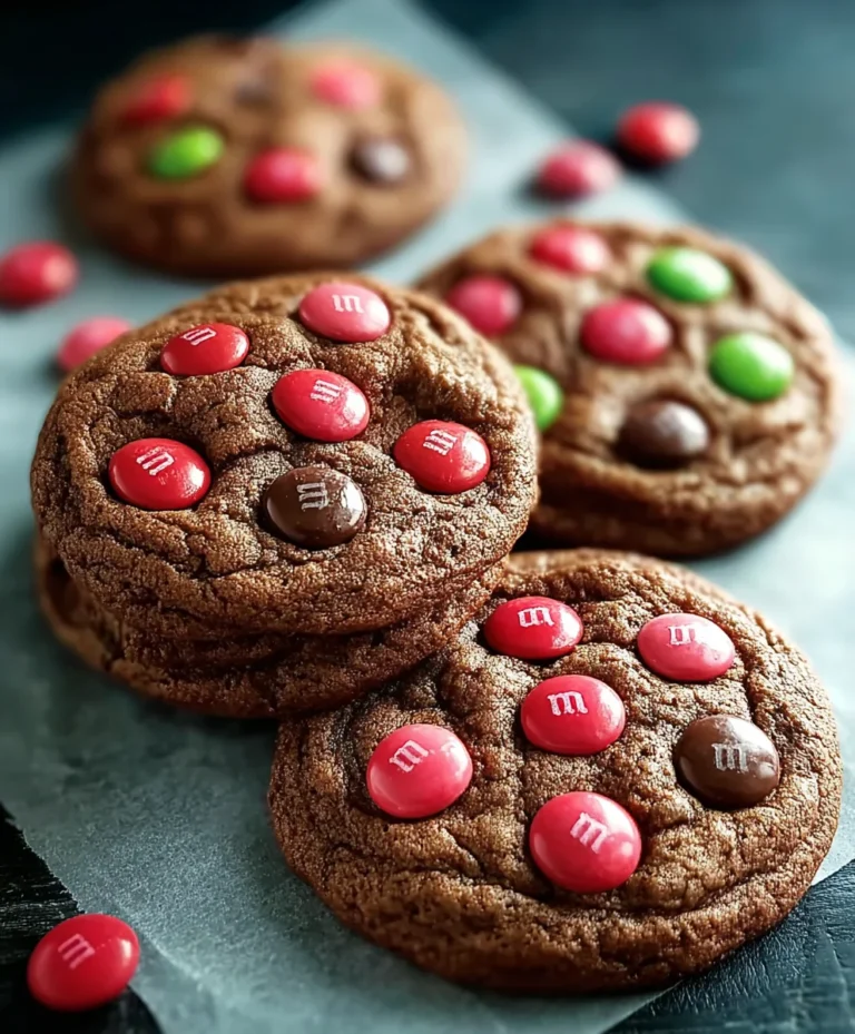 Easy Chocolate M&M Cookies- Perfect For Any Occasion