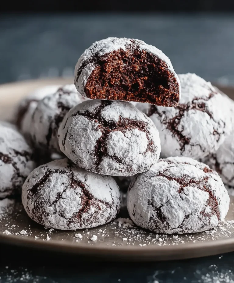 Easy Chocolate Snowball Cookies – Melt-in-Your-Mouth Delight