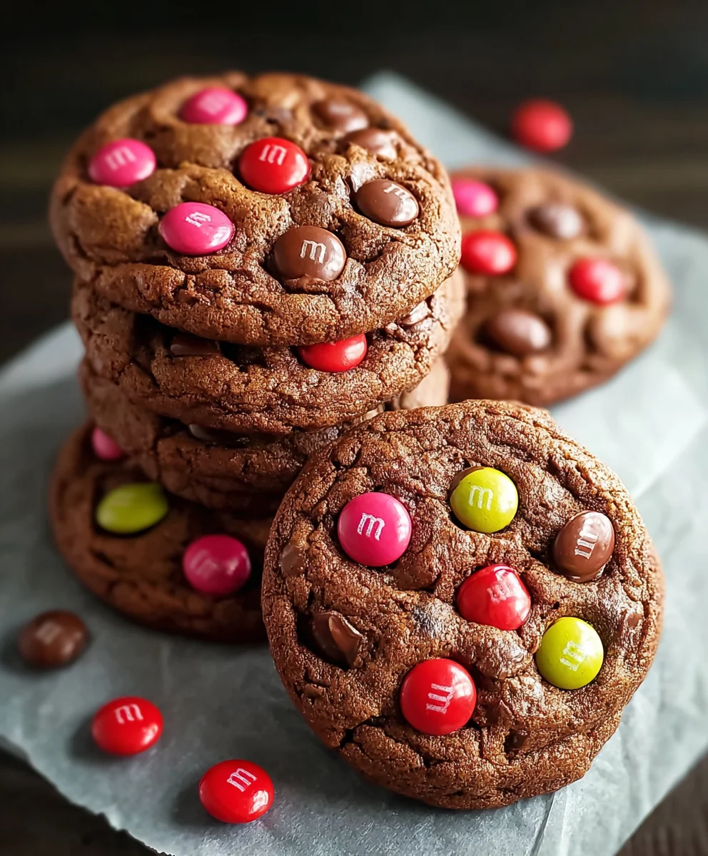 Easy Chocolate M&M Cookies- Perfect For Any Occasion