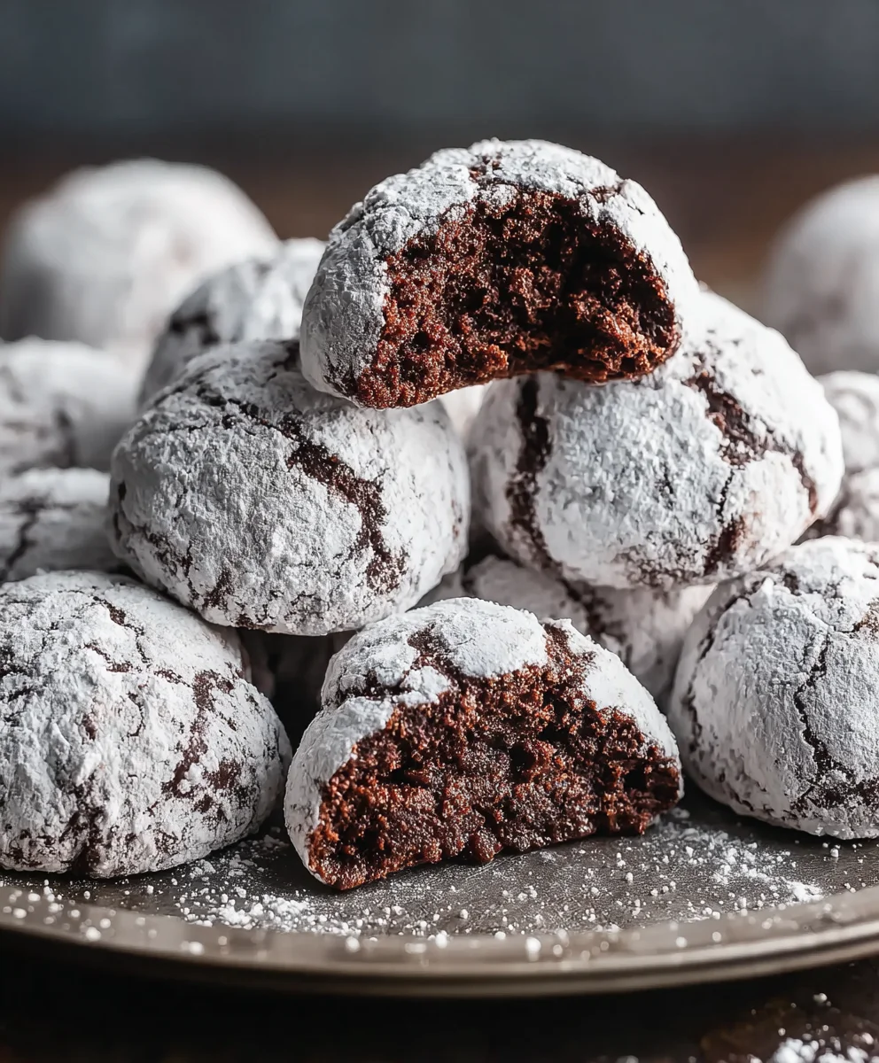 Easy Chocolate Snowball Cookies - Melt-in-Your-Mouth Delight