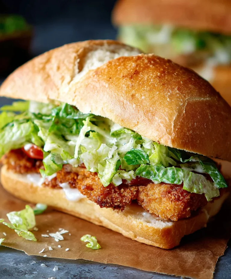 Crispy Chicken Caesar Sandwich-Best Flavor