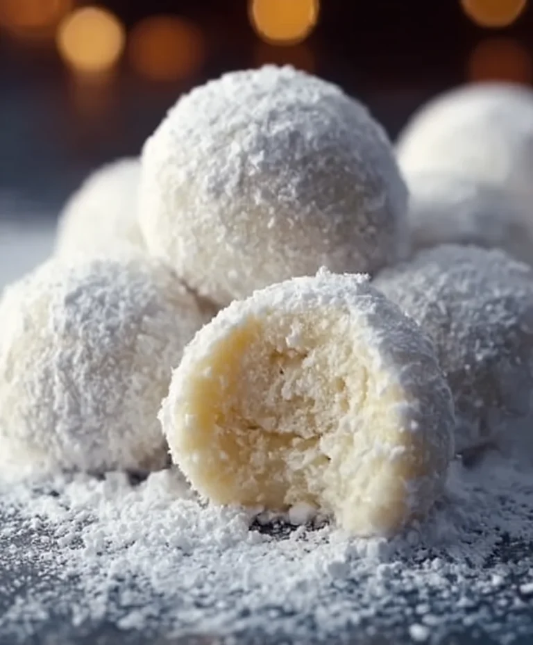 Sweetened Condensed Milk Snowball Cookies Recipe-Easy & Delicious