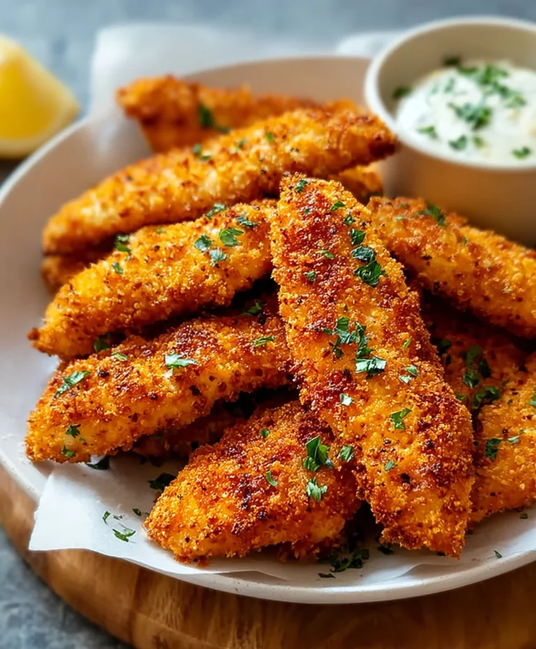 Crispy Baked Chicken Tenders-Easy Healthy Meal