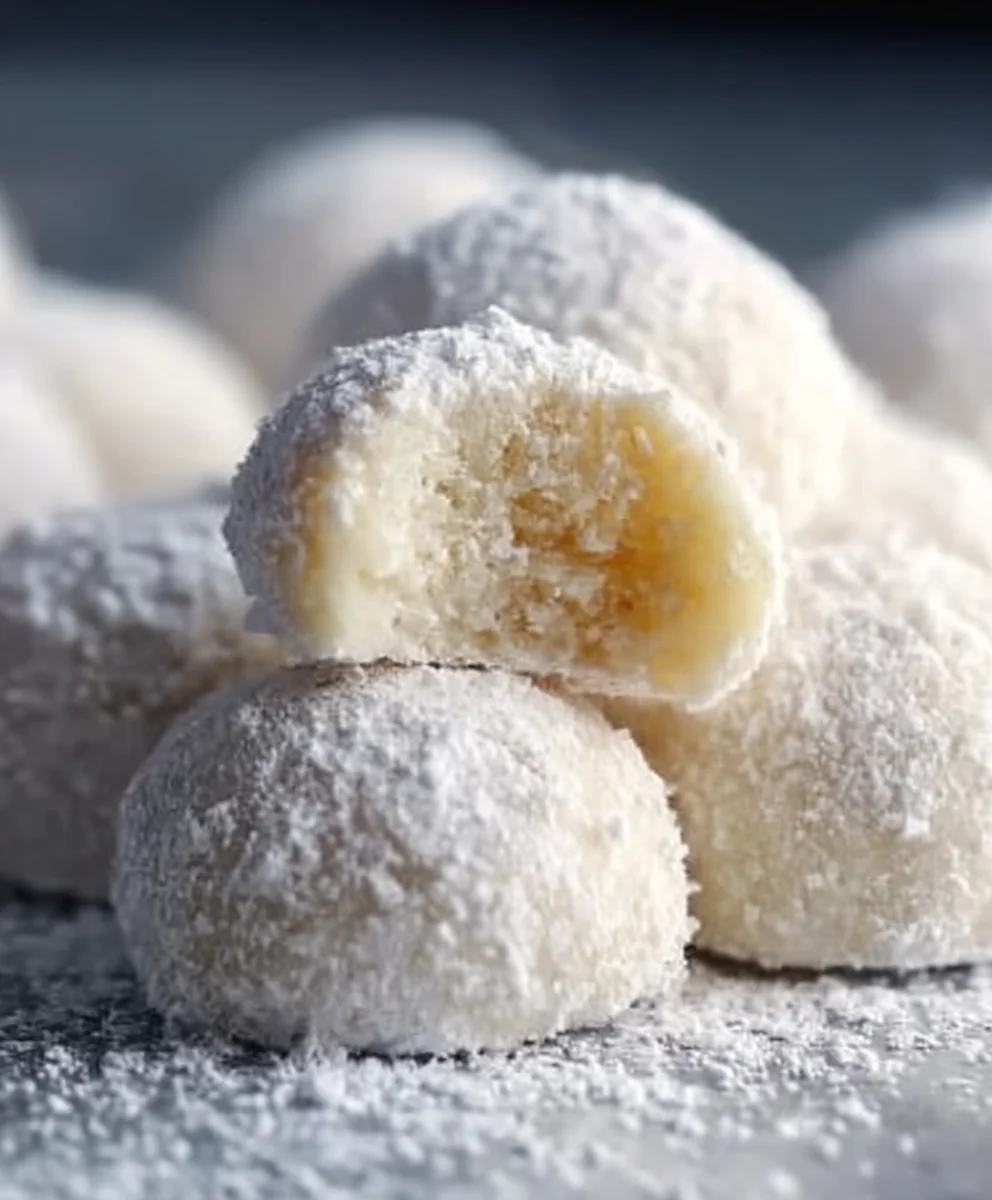 Sweetened Condensed Milk Snowball Cookies Recipe-Easy & Delicious