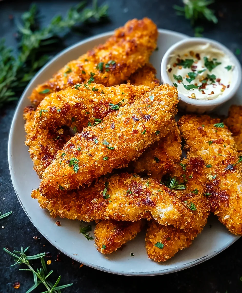 Crispy Baked Chicken Tenders-Easy Healthy Meal