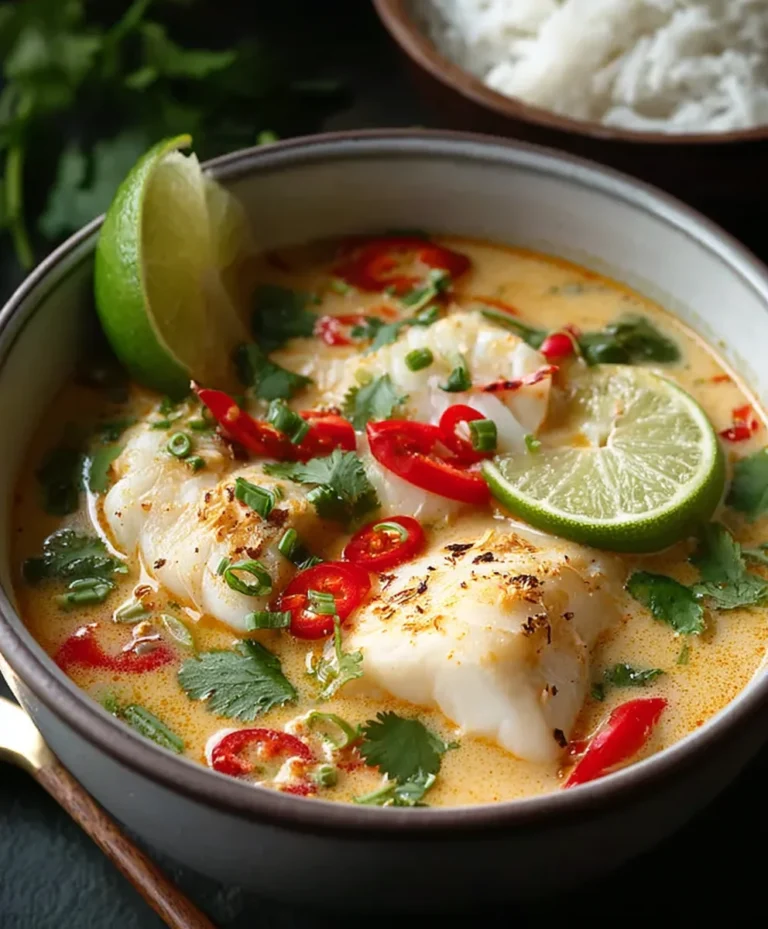 Coconut Lime Fish Soup A Flavorful Delight