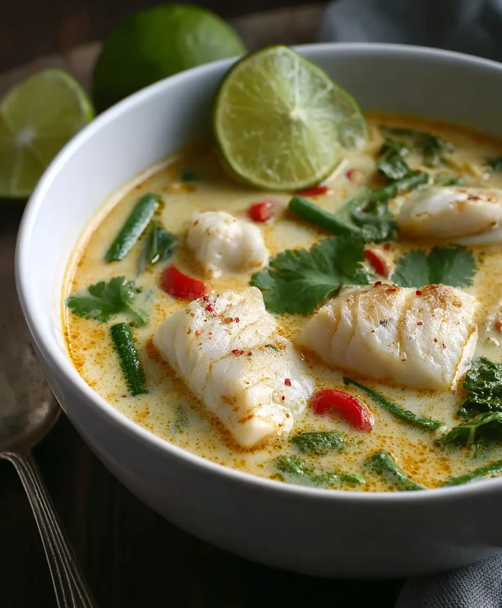 Coconut Lime Fish Soup A Flavorful Delight