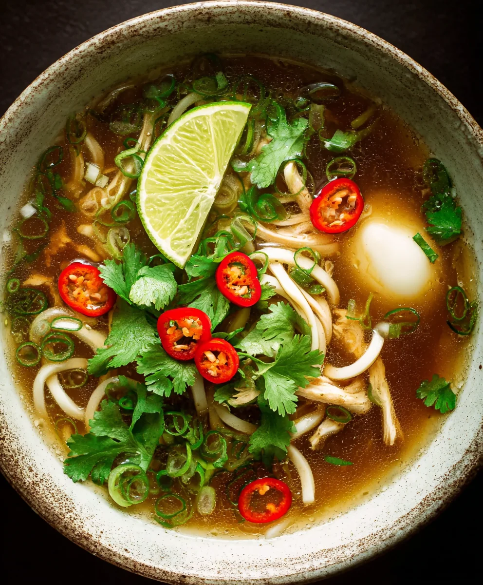 Easy Spicy Garlic Chicken Broth-Quick & Flavorful