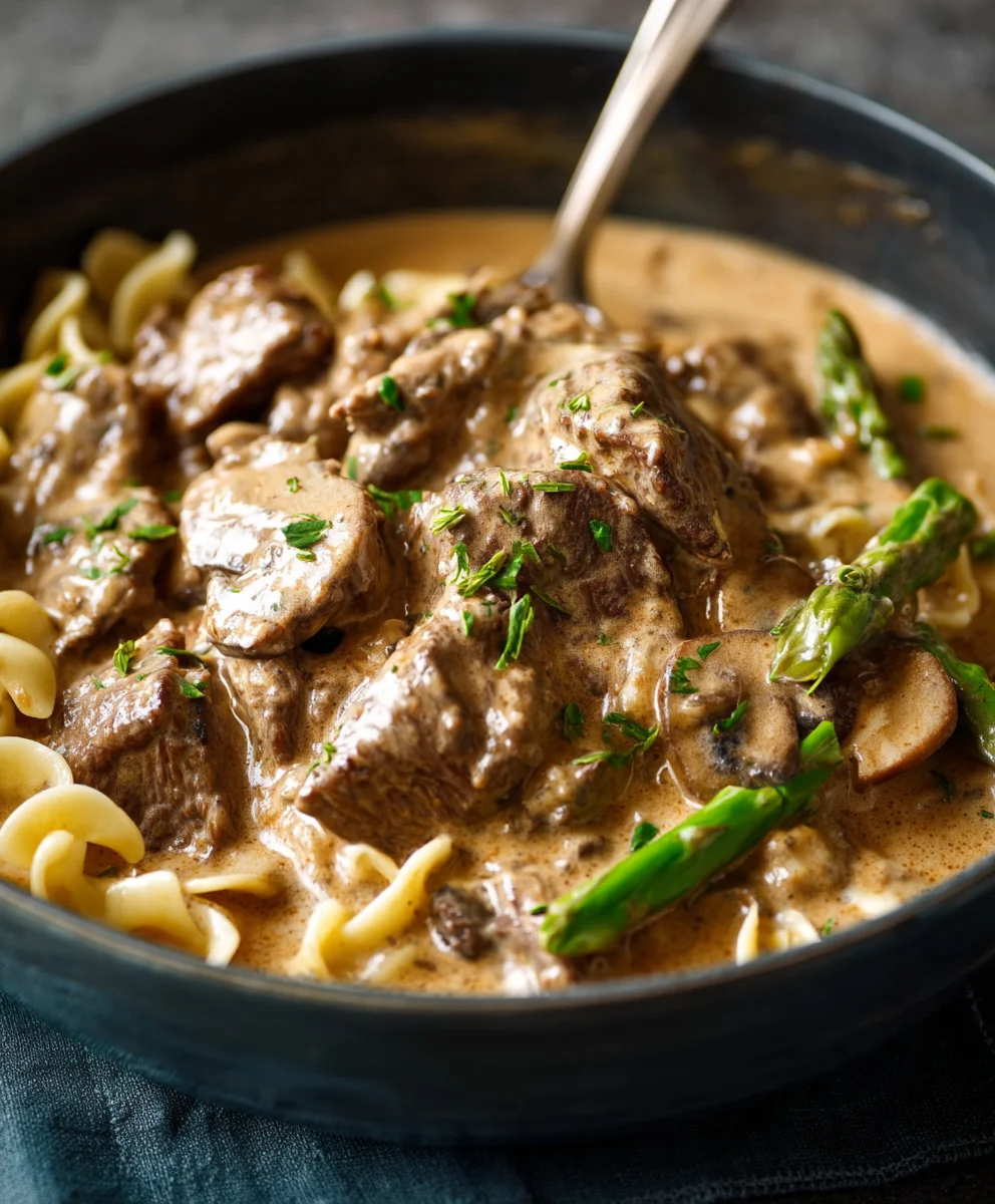 Gordon Ramsay's Beef Stroganoff- Flavorful & Easy
