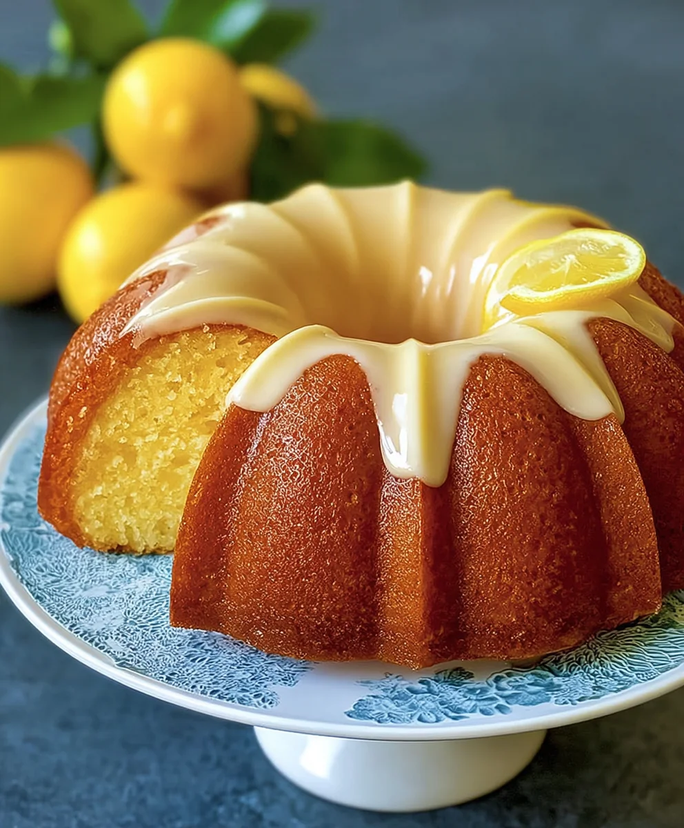 Easy Lemon Bundt Cake- Moist & Flavorful Recipe