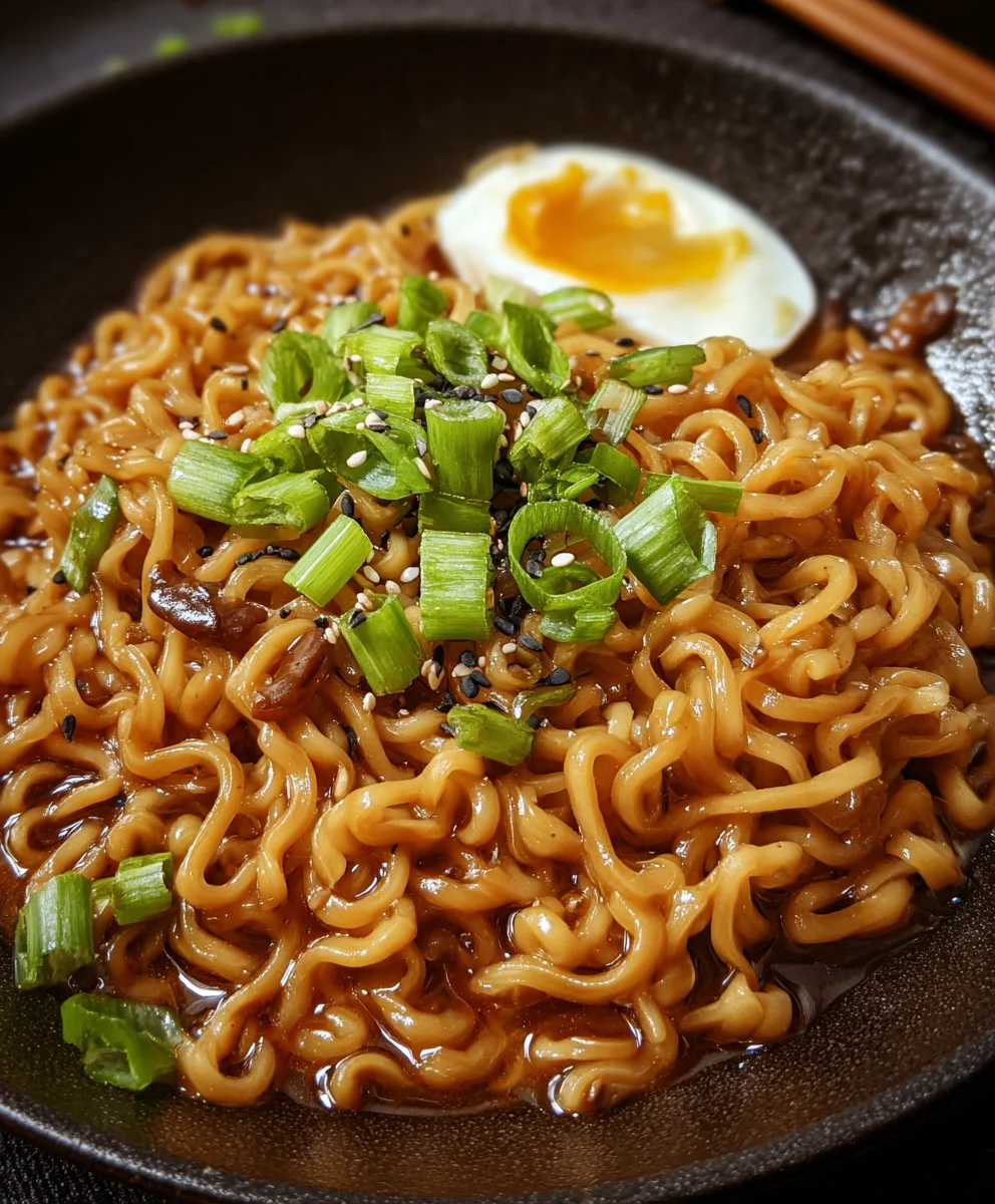 Easy Saucy Beef Ramen Noodles - Quick & Delicious