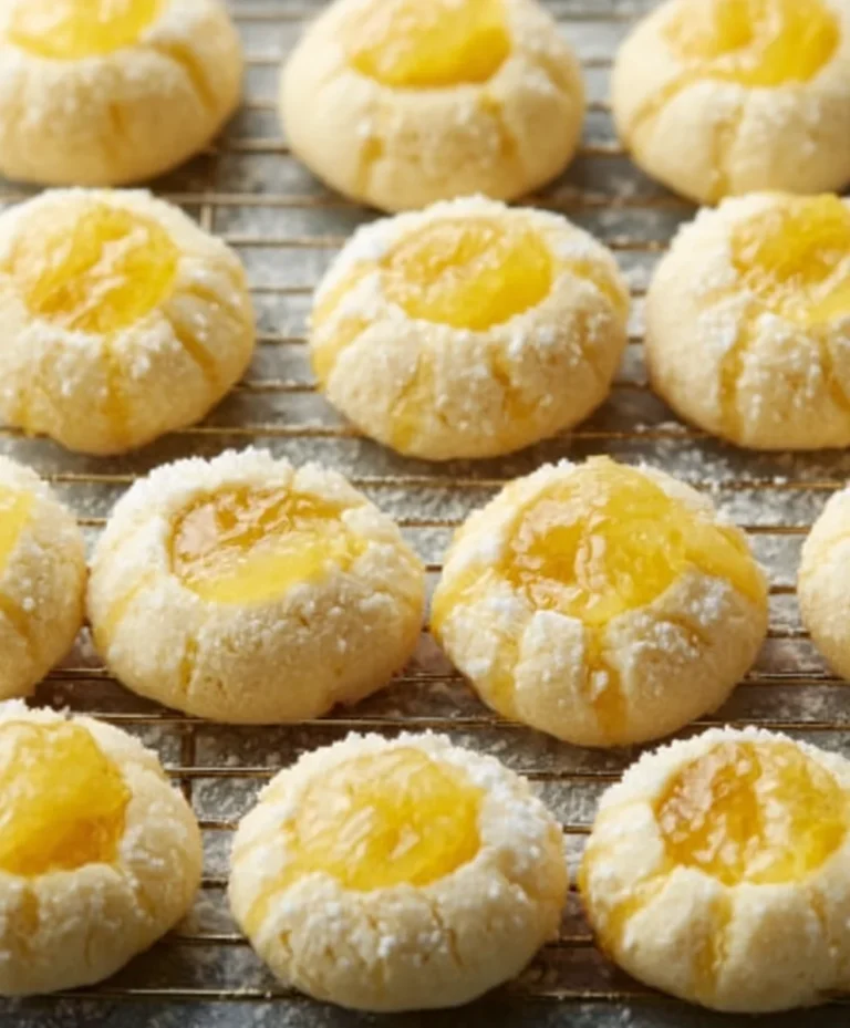 Lemon Thumbprint Cookies- Zesty & Delicious Treats