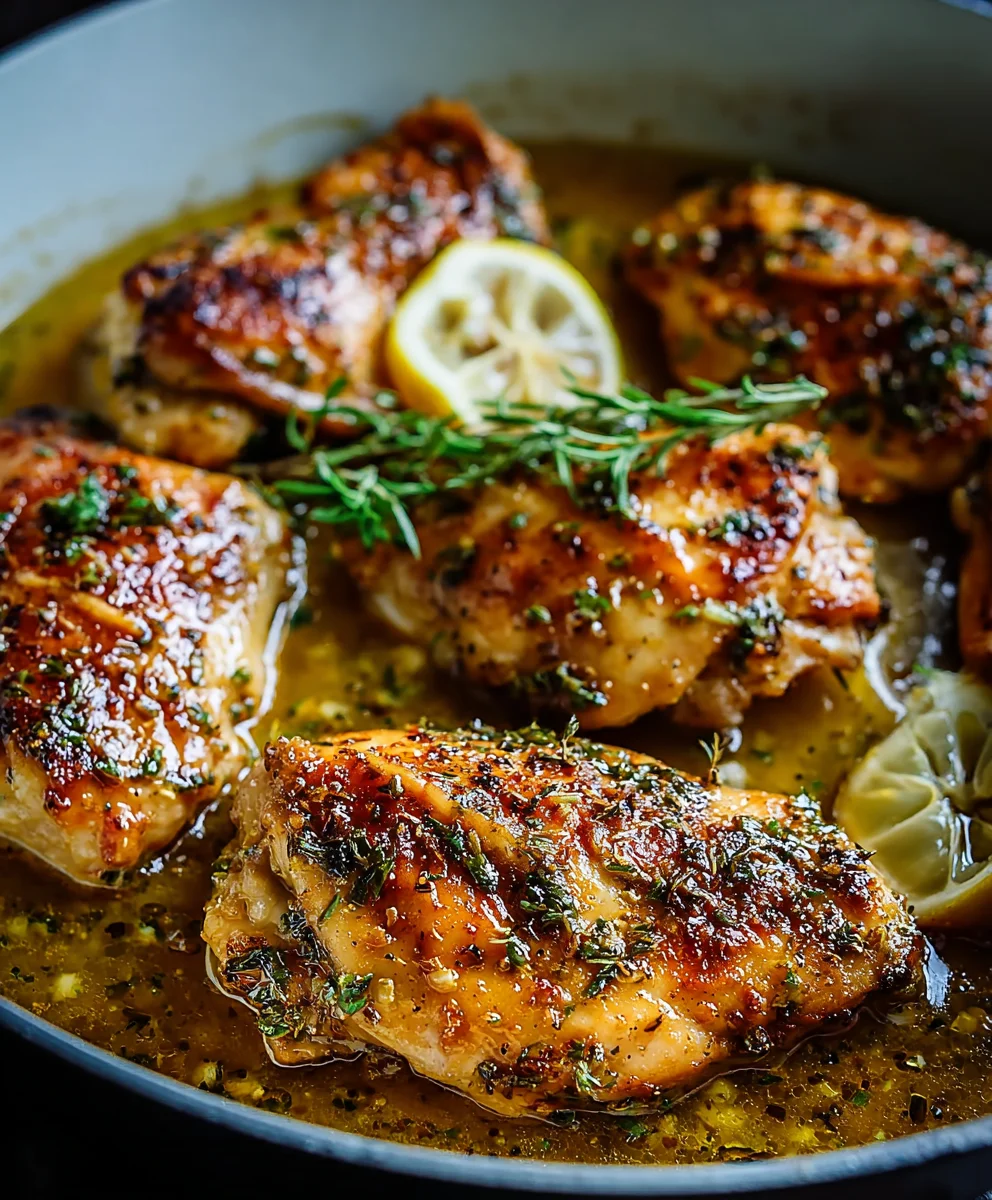 Easy Baked Lemon Butter Chicken Recipe