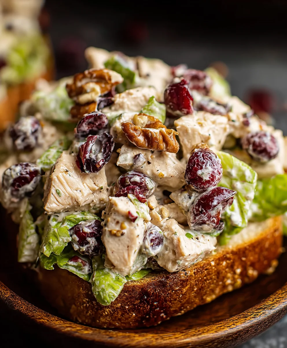 Easy Cranberry Chicken Salad Recipe-Sweet & Tangy Twist