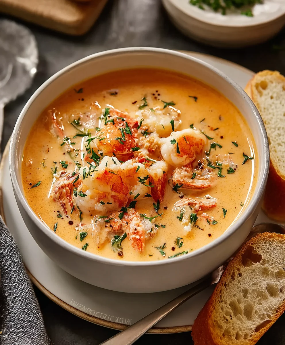 Creamy Seafood Bisque Recipe-Rich & Flavorful