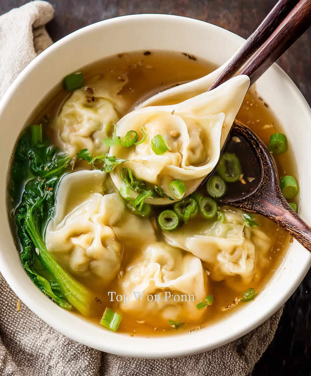 Easy Beef Wonton Soup- Flavorful & Quick Recipe