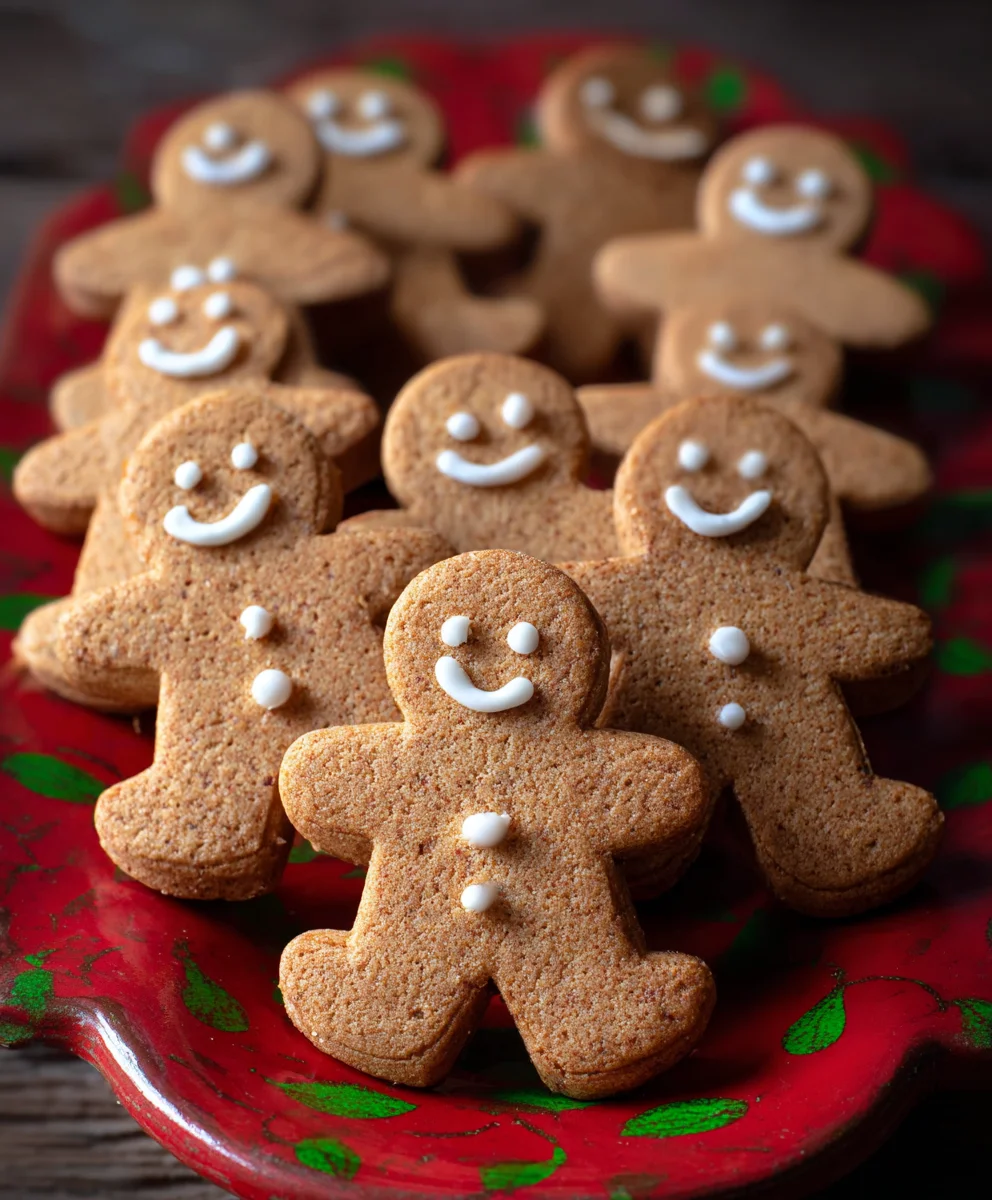 Gin Extract-Infused SofGin Extracthewy Gingerbread Men Cookies