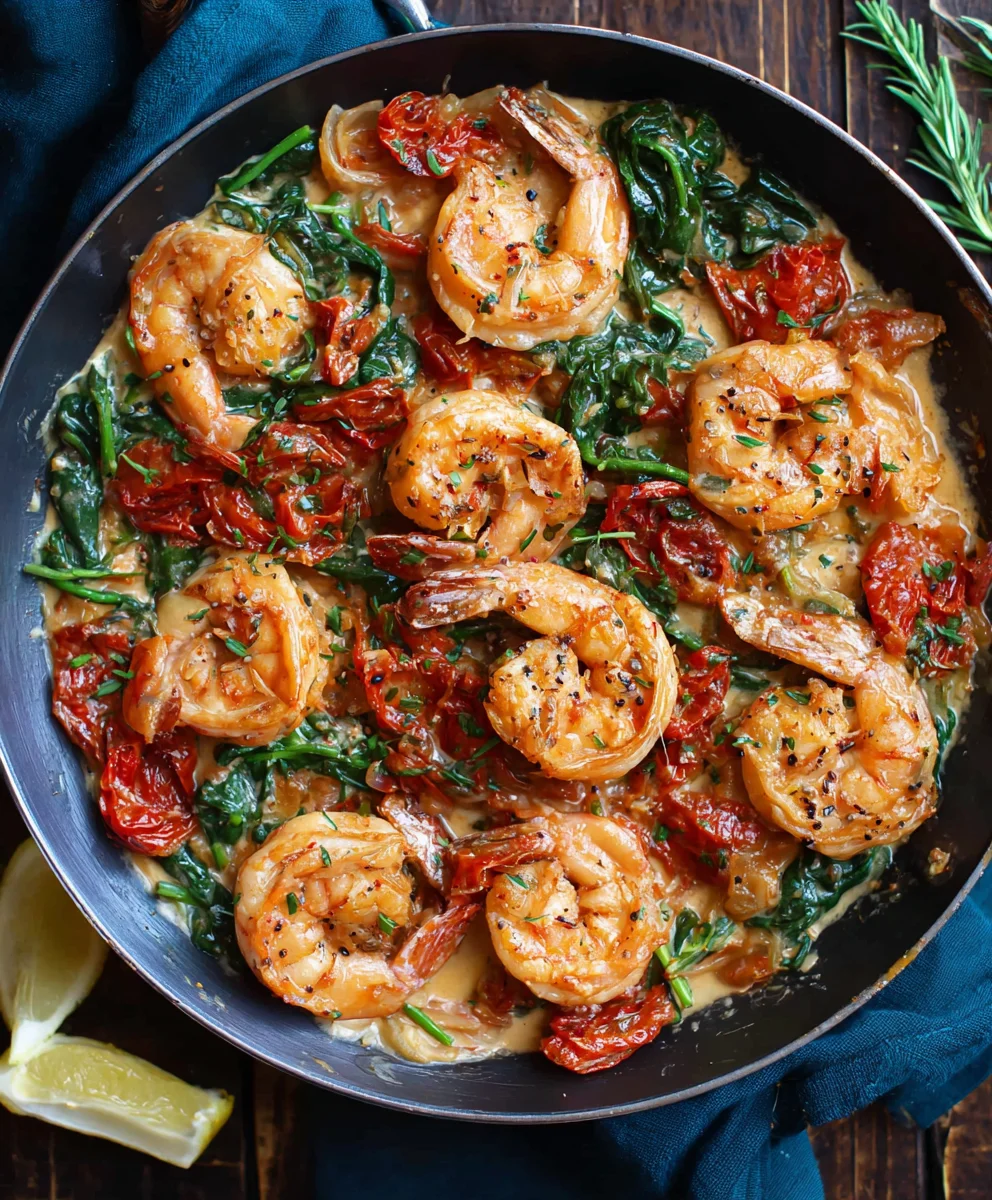 One-Pan Tuscan Shrimp Easy 30-Minute Dinner