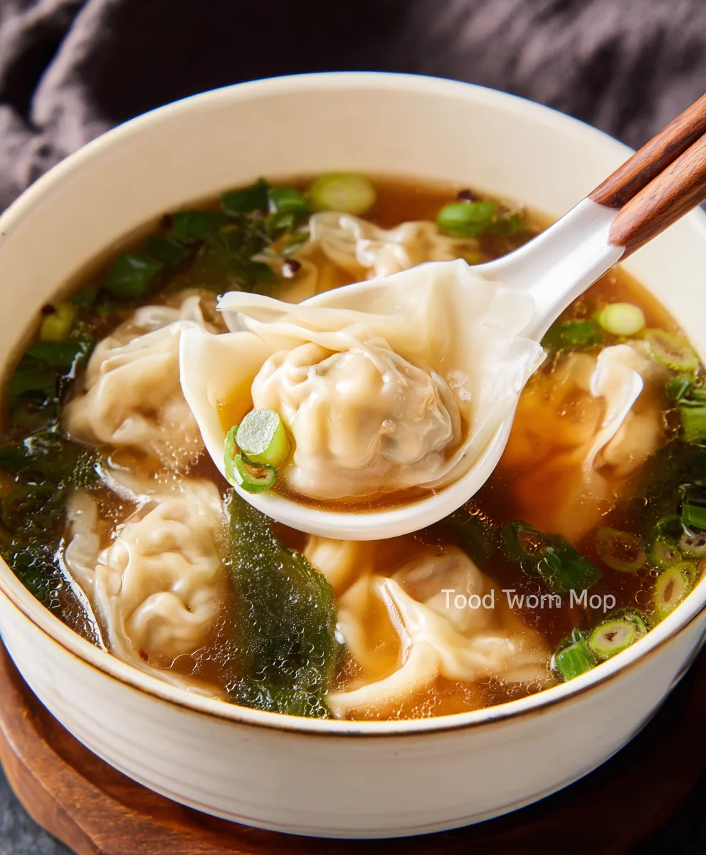 Easy Beef Wonton Soup- Flavorful & Quick Recipe