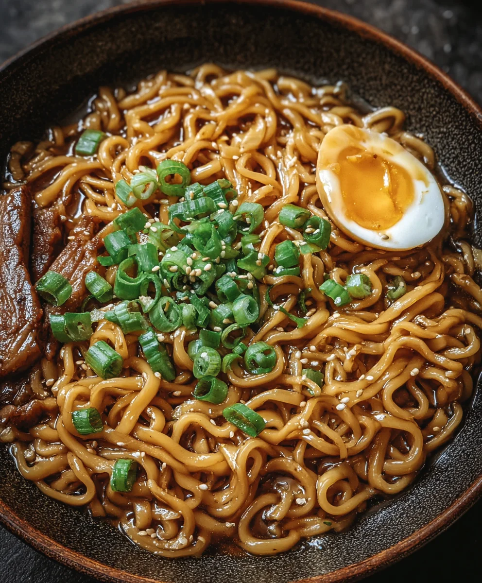 Easy Saucy Beef Ramen Noodles - Quick & Delicious