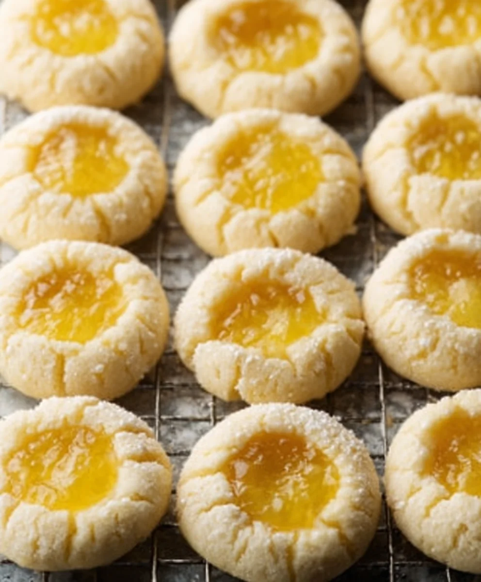 Lemon Thumbprint Cookies- Zesty & Delicious Treats