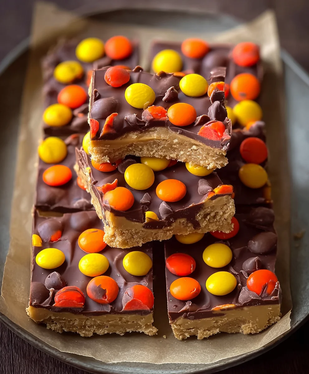 Reeses Pieces Peanut Butter Bark Recipe - Easy & Delicious