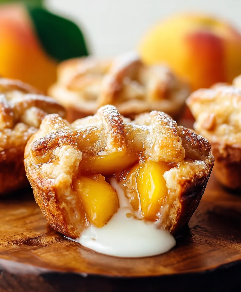 Easy Mini Peach Pies-Perfect Summer Dessert