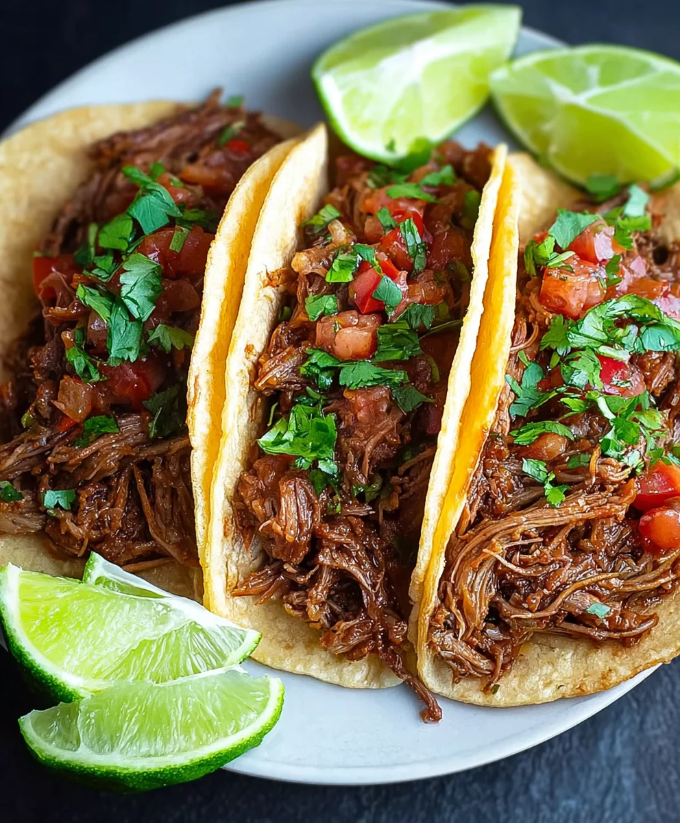 Easy Mexican Shredded Beef-Taco Filling Perfection