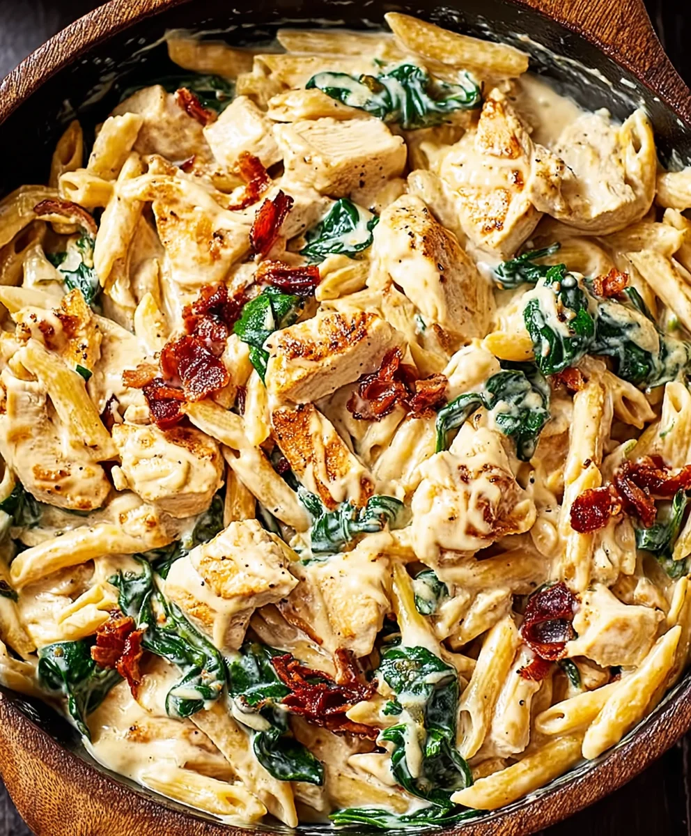 Creamy Tuscan Chicken Pasta-Quick & Easy Recipe