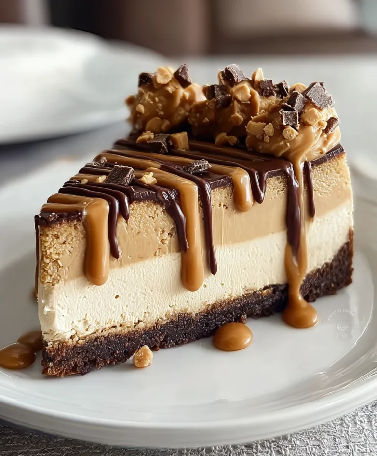 Creamy Peanut Butter Cheesecake-Easy Dessert Recipe