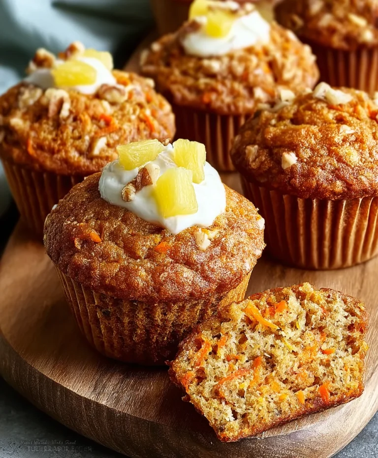 Pineapple Carrot Muffins-Easy & Delicious Treat