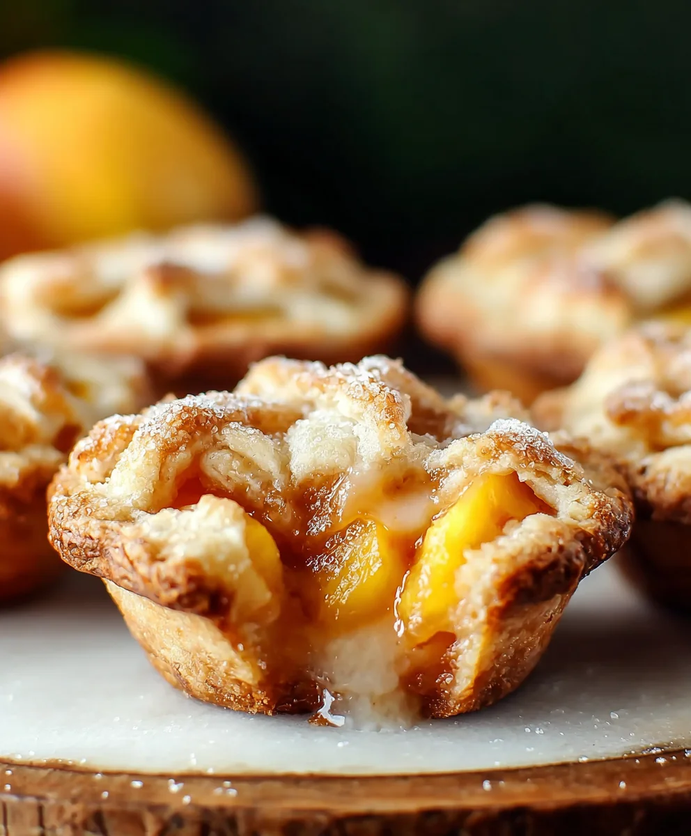 Easy Mini Peach Pies-Perfect Summer Dessert