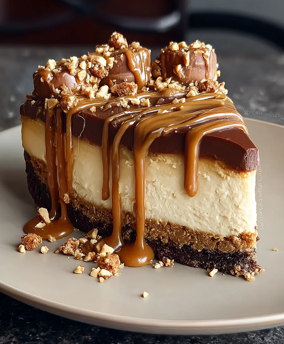 Creamy Peanut Butter Cheesecake-Easy Dessert Recipe