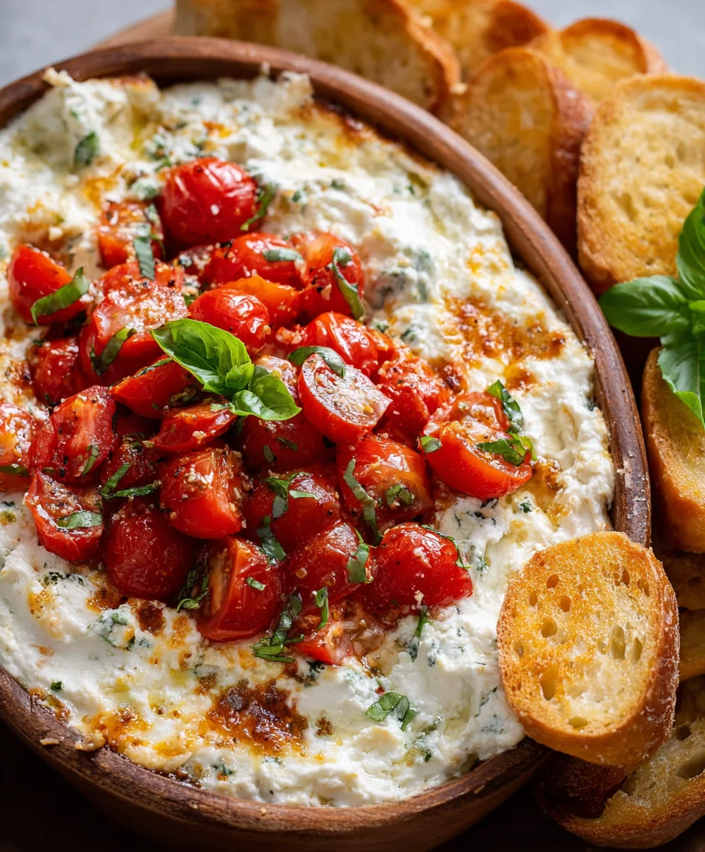 Easy Caprese Dip Recipe- Creamy & Delicious