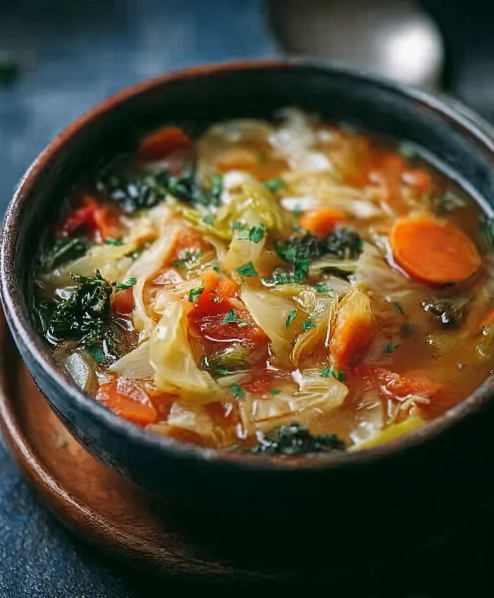Cabbage Soup Diet-Burn Fat Fast-Delicious Recipe