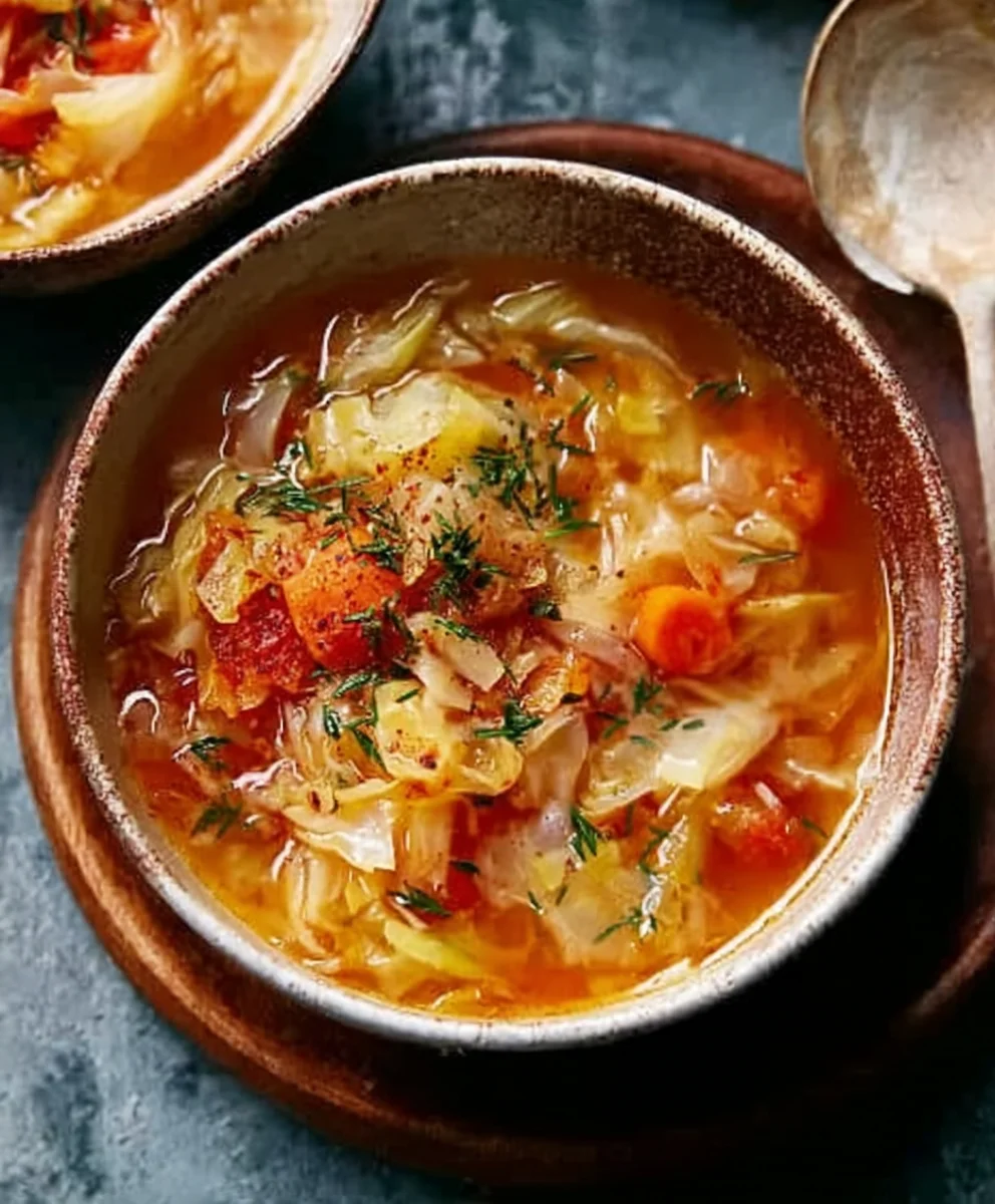 Cabbage Soup Diet-Burn Fat Fast-Delicious Recipe