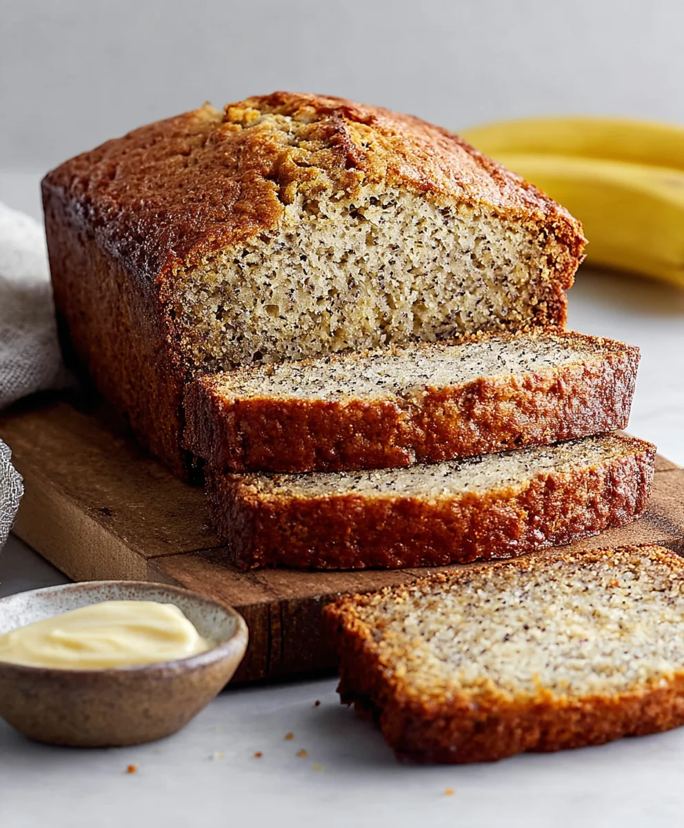Easy Moist Banana Bread Recipe- Simple & Delicious