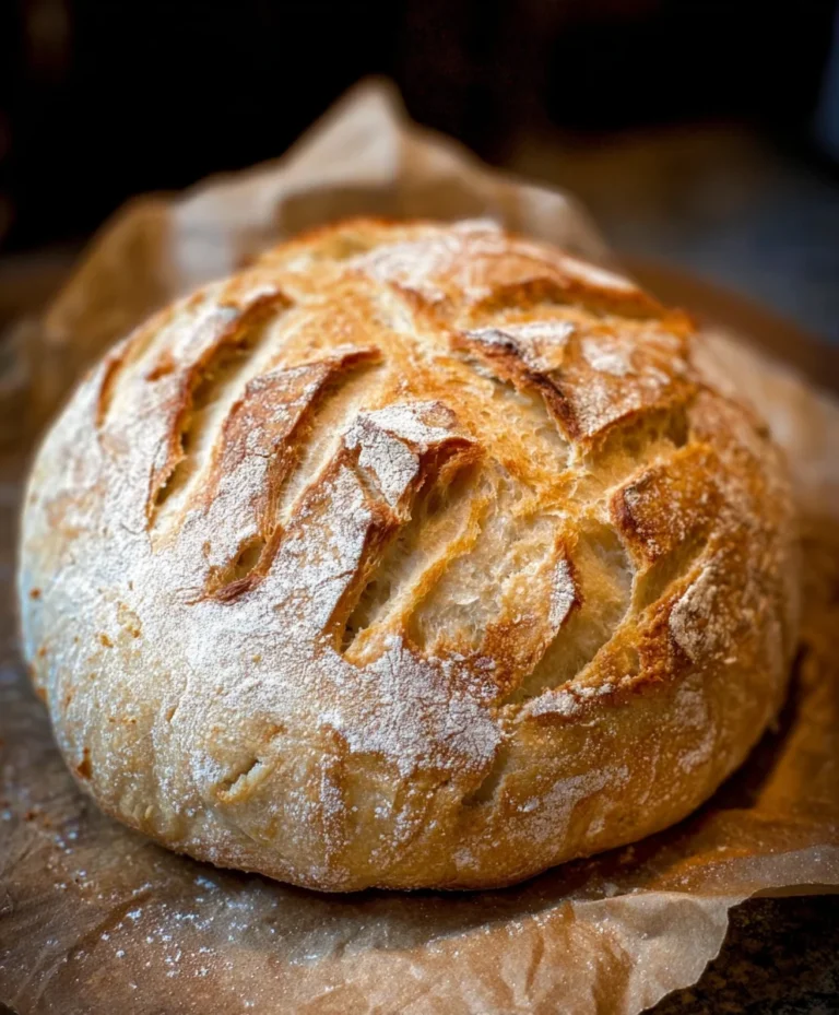 Easy Rustic Bread Recipe – Simple Homemade Loaf