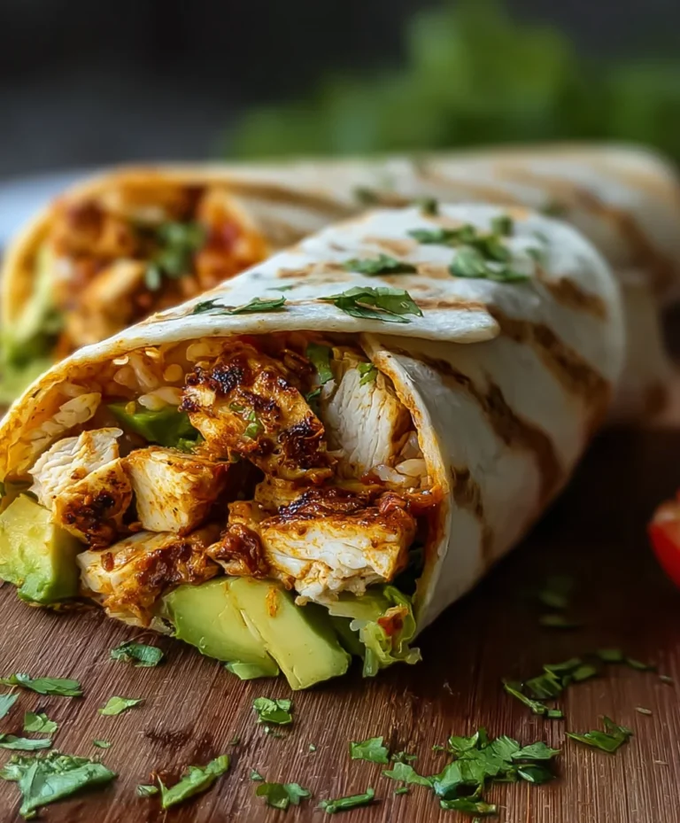 Easy Chicken Avocado Wrap Recipe-Healthy Lunch