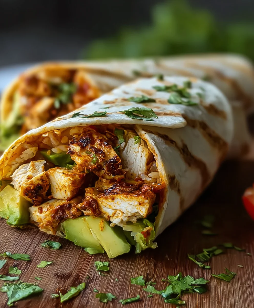 Easy Chicken Avocado Wrap Recipe-Healthy Lunch