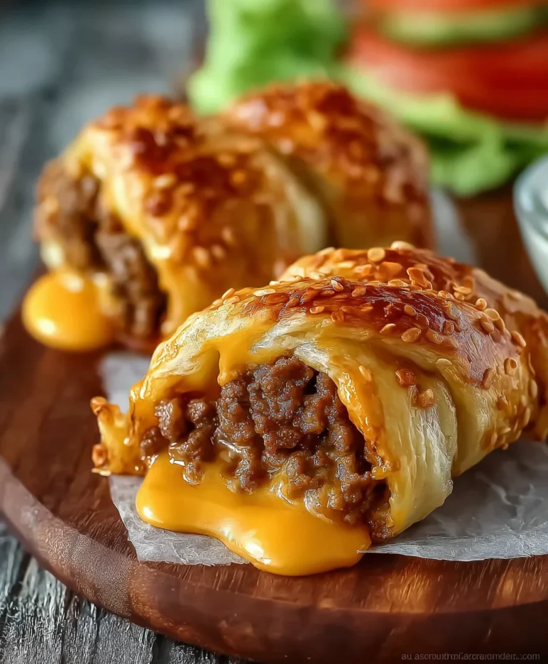 Cheeseburger Twists- Easy Flavorful Beef Dinner Idea