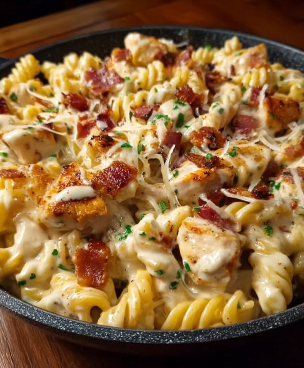 Chicken Beef Beef Bacon Ranch Pasta-Flavor Explosion