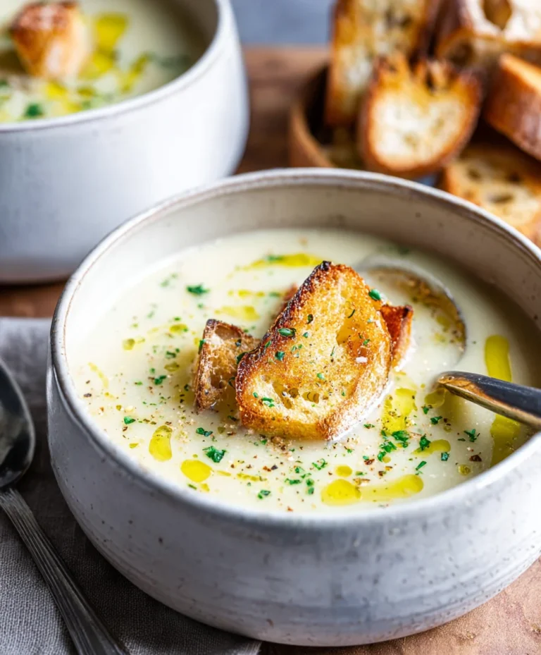 Classic French Garlic Soup – Rich Flavor