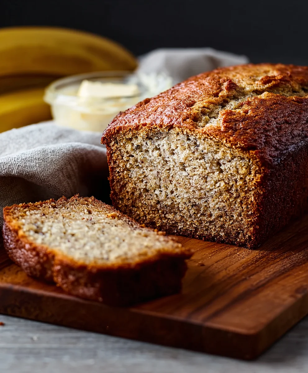 Easy Moist Banana Bread Recipe- Simple & Delicious