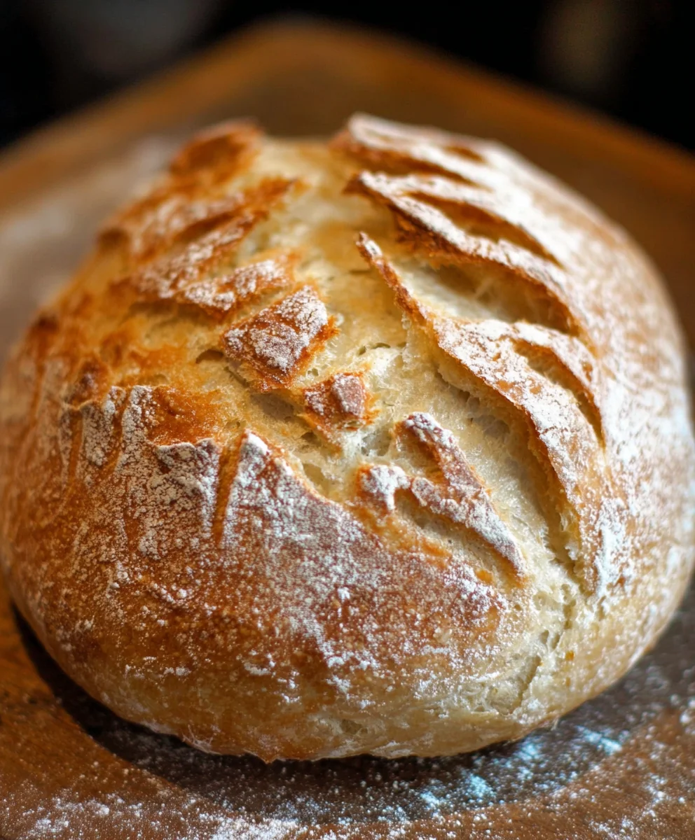 Easy Rustic Bread Recipe - Simple Homemade Loaf