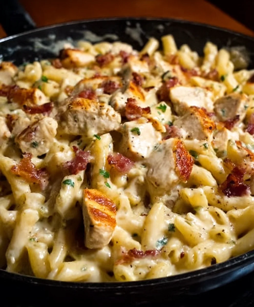 Chicken Beef Beef Bacon Ranch Pasta-Flavor Explosion